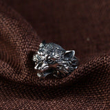 Viking culture wolf ring nz