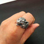Viking culture wolf ring nz