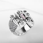 Viking Dagger Ring 5 (49.32 mm) nz