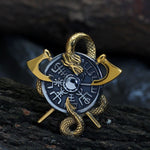 Viking Dragon Pendant Steel nz