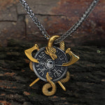 Viking Dragon Pendant Steel nz