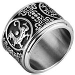 Viking dragon ring 54 mm nz