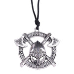 Viking Helmet Necklace Silver nz