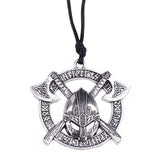 Viking Helmet Necklace Silver nz