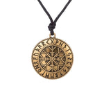 Viking Magic Symbol Necklace Golden rope nz