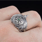 Viking Raven Knight Ring nz