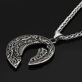 Viking Raven Pendant nz