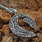 Viking Raven Pendant nz