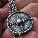 Viking shield pendant nz