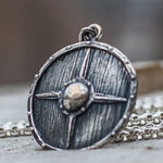 Viking shield pendant nz