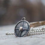 Viking shield pendant nz