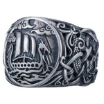 Viking ship ring 5 (49.32 mm) nz