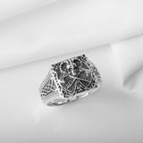 Viking silver ring 5 (49.32 mm) nz