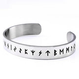 Viking symbol bangle Silver / 58 62 mm nz