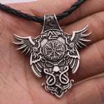 Viking symbols necklace Silver nz