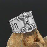 Viking Thor Hammer Ring 9 (59.5 mm) nz