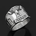 Viking Thor Hammer Ring nz