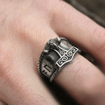 Viking Thor Hammer Ring nz