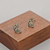 Viking wolf earrings nz