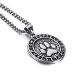 Viking wolf paw necklace nz