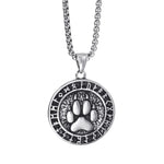 Viking wolf paw necklace nz
