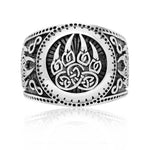 Viking Wolf Paw Ring 7 (54.4 mm) nz