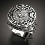Viking wolf signet ring nz