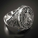 Viking wolf signet ring nz