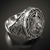 Viking wolf signet ring nz
