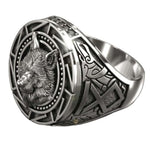 Viking wolf signet ring nz