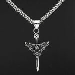 Viking Wolf Sword Necklace nz