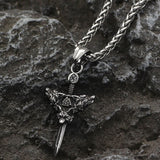Viking Wolf Sword Necklace nz