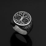 Viking Yggdrasil Signet Ring 9 (59.5 mm) nz