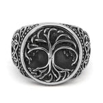 Viking Yggdrasil Signet Ring nz