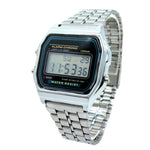 Vintage 80s watch Silver Black nz