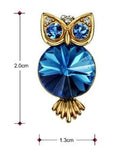 Vintage blue owl earrings nz