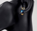 Vintage blue owl earrings nz