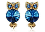 Vintage blue owl earrings nz