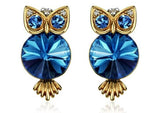Vintage blue owl earrings nz