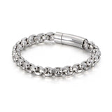 Vintage chain bracelet Silver / 22 cm nz