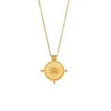 Vintage compass necklace nz