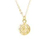 Vintage compass pendant Gold nz