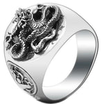 Vintage dragon ring 59.5 mm nz