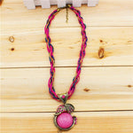 Vintage elephant pendant Pink nz