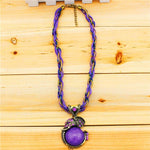 Vintage elephant pendant Purple nz