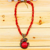Vintage elephant pendant Red nz