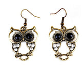 Vintage gold owl earrings nz
