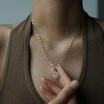 Vintage gold sun necklace nz