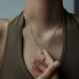 Vintage gold sun necklace nz