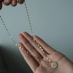 Vintage gold sun necklace nz